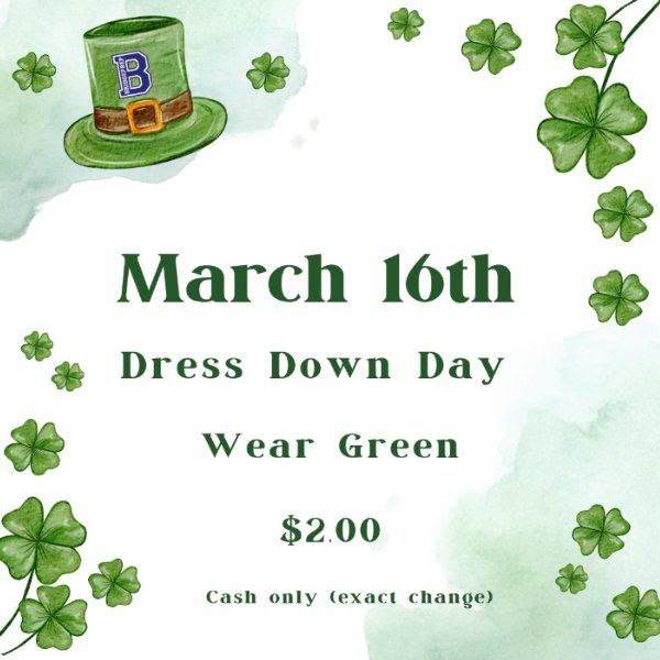 Dress Down Day Wear Gteen