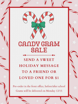 ❤️ Candy Cane Grams Are On Sale ❤️