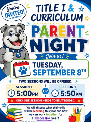  YOU’RE INVITED, BULLDOG FAMILIES! 