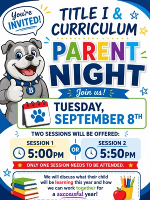 Title I & Curriculum Parent Nigth
